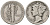 США 10 центов (дайм) 1939 KM 140 серебро 3334-1234