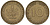 ФРГ 10 пфеннигов 1950 J KM 108, J 383 сталь плакированная латунью 25-1743