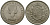 Великобритания 1/2 кроны 1957 Елизавета II (1952-2022) KM 907, Spink 4145 медно-никель 4125-531