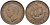 Великобритания 1/2 пенни 1944 Георг VI (1936-1952) KM 844, Spink 4115 бронза 190-754