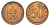Чехословакия 50 геллеров 1964 KM 55.1 бронза 4516-537