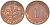 ФРГ 1 ПФЕННИГ 1976 F KM 105, J.380 сталь плакированная медью 66-642