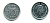 Нидерланды 10 центов 1971 Юлиана (1948-1980) KM 182 никель 76-346