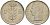 БЕЛЬГИЯ 1 ФРАНК 1952 BELGIQUE KM 142.1 медно-никель 4546-436
