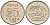 Швеция 25 эре 1953 TS, Густав VI Адольф (1950-1973) KM 824 серебро 4147-1031