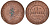 Россия 1 копейка 1913 СПБ, Николай II KM 9.2, Биткин 260 медь 51-833