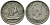 Британские Восточно-Карибские территории 10 центов 1956 Елизавета II (1952-2022), парусник KM 5 медно-никель 4392-1126
