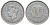 Британская Малайя 10 центов 1943 Георг VI (1937-1952) KM 4a серебро 53-256