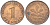 ФРГ 1 пфенниг 1971 F KM 105, J.380 сталь плакированная медью 4174-621