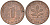 ФРГ 1 пфенниг 1985 D KM 105, J.380 сталь плакированная медью 3309-1115