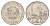 Румыния 1 лей 1966 трактор KM 95 сталь плакированная никелем 4675-114