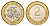 Литва 2 лита 2002 KM 112 биметалл UNC 4364-554