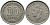 Британская Малайя 10 центов 1950 Георг VI (1937-1952) KM 8 медно-никель 4549-633