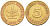 ФРГ 5 ПФЕННИГОВ 1950 D KM 107, J.382 сталь плакированная латунью 206-1131