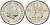 Нидерланды 25 центов 1969 Юлиана (1948-1980) KM 183 никель 96-216