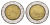 Италия 500 лир 1988 KM 111 биметалл 4556-435