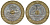 Франция 20 франков 1993 Мон-Сен-Мишель KM 1008.2, Le Franc 403.7 триметалл 4123-716