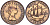 Великобритания 1/2 пенни 1956 Елизавета II (1952-2022) KM 896, Spink 4158 бронза    4153-326