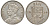 Фиджи 1 флорин 1934 Георг V (1910-1936), герб Фиджи KM 5 серебро    91-1134