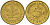 ФРГ 5 пфеннигов 1977 F J.382, KM 107 сталь плакированная латунью    4598-963