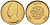 Египет 20 пиастров 1930 Ахмед Фуад I (1341-1355) (1922-1936) KM 351 золото 00-809-42
