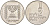 Израиль 1/2 лиры 1965 JE 5725 KM 36.1 медно-никель 190-1226