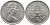 Великобритания 5 пенсов 1975 Елизавета II (1952-2022) KM 911, Spink 4233 (D1) медно-никель aUNC 4171-555