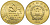 Китай 5 юаней 2011 90 лет со дня основания компартии Китая KM 1992 латунь  UNC  4634-115
