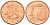 ФИНЛЯНДИЯ 1 ЕВРОЦЕНТ 2003 M KM 98 сталь плакированная медью UNC 214-259