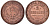Россия 2 копейки 1905 СПБ Y 10.2 медь 51-3536