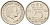 Нидерланды 25 центов 1954 Юлиана (1949-1980) KM 183 никель    4174-642