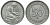 ФРГ 50 ПФЕННИГОВ 1977 D J 384a, KM 109.2 медно-никель aUNC 72-1065