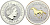 Австралия 1 доллар 2002 восточный календарь, год лошади, позолота серебро PROOF 11-073-35