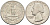 США 25 центов (квотер) 1966 Вашингтон KM 164a медь плакированная медно-никелем 73-316