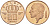 БЕЛЬГИЯ 50 САНТИМОВ 1992 BELGIE, БОДУЭН I (1951-1993) KM 149.1 бронза 214-653