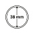 Капсулы круглые – 38 мм, упаковка 10 шт. Leuchtturm. 327110