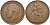 Великобритания 1 пенни 1921 Георг V (1910-1936) KM 810, Spink 4051 бронза 115-214