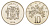 Ямайка 10 центов 1976 FM, тираж 24.000 экземпляров KM 54 медно-никель PROOF 4127-1334