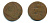РОССИЯ 1 КОПЕЙКА 1759 медь 61-445