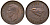 Великобритания 1 фартинг 1941 Георг VI (1936-1952) KM 843, Spink 4116 бронза 4122-654