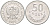 ПОЛЬША 50 ГРОШЕЙ 1985 MW KM 48.1 алюминий 4551-1042