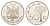 Намибия 50 центов 1993 KM 3 сталь плакированная никелем UNC 4544-626