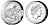 Австралия 1 доллар 2012 коала, высокорельефная KM 1828 серебро PROOF 1074-1-42