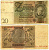 ГЕРМАНИЯ 20 РЕЙХСМАРОК 1929 Pick 181a бумага 3295-79-3