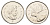 Канада 25 центов 2012 Елизавета II (1952-2022), олень KM 493 сталь плакированная никелем 110-341
