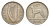 Ирландия 6 пенсов 1942 собака, ирландский волкодав KM 13a медно-никель 4690-325
