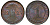 Германия 1 рентенпфенниг 1923 G KM 30, J. 306 бронза UNC 72-1165