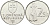 СЛОВАКИЯ 2 КРОНЫ 1993 KM 13 сталь плакированная никелем 540-725