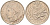 Италия 100 лир 1995 R, FAO, 50 лет организации KM 180 медно-никель 27-215