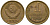 СССР 1 копейка 1989 Y 126a, Schon 75a латунь 4564-1047